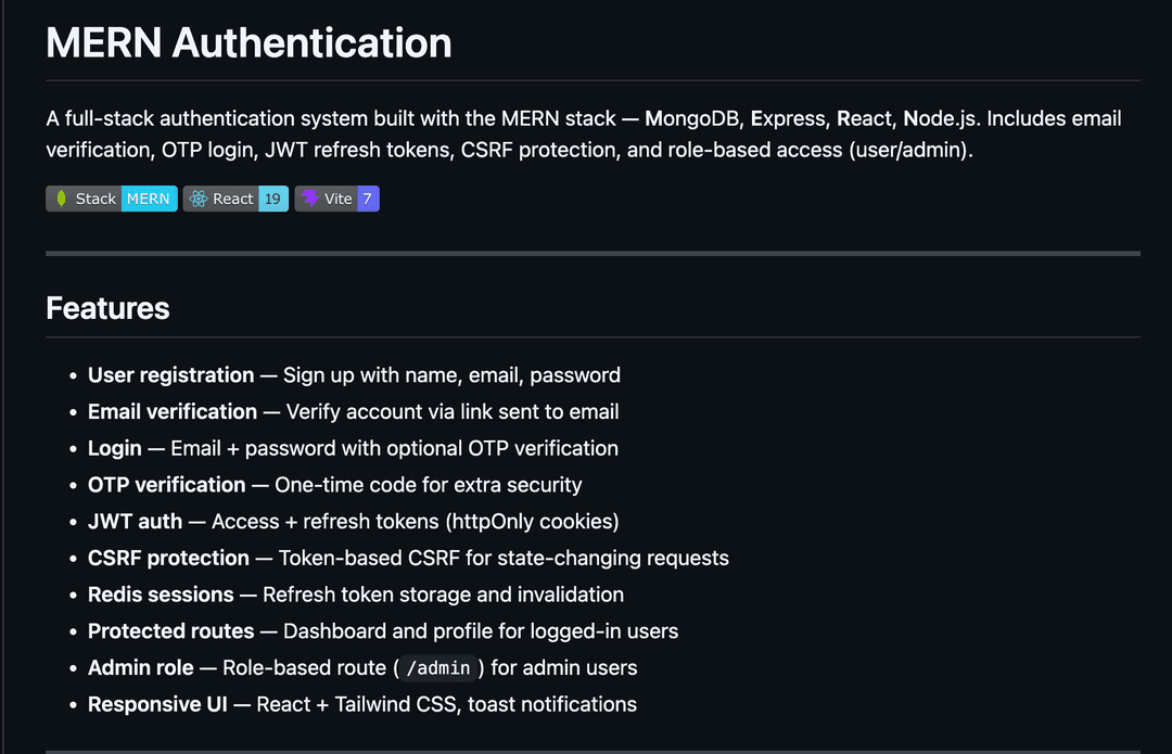MERN Authentication